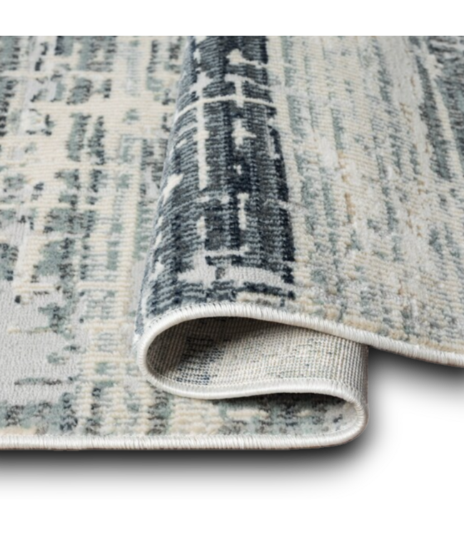 Bud's Warehouse 55302 8 X 10’ Beige Blue Rectangular Area Rug