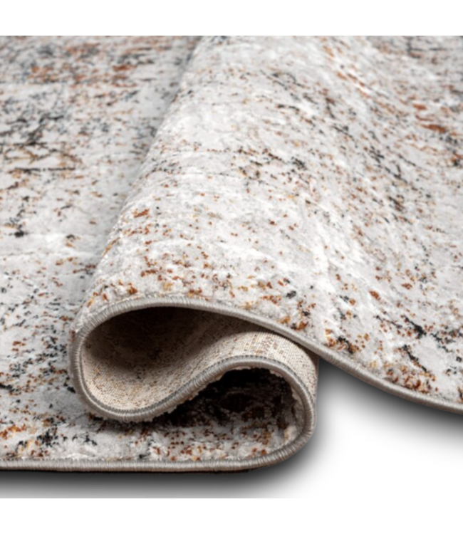 Bud's Warehouse 55303 8 X 10’ Rust Rectangular Abstract Area Rug