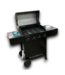Bud's Warehouse 55323 Black 4-burner Gas Grill