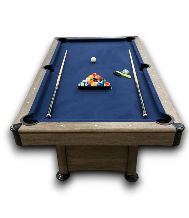 Bud's Warehouse 55327 Rustic/navy Blue Billiard Table