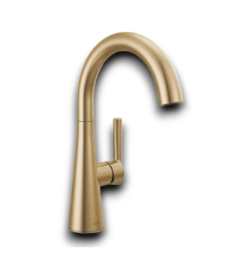 Bud's Warehouse 55334 Champagne Bronze Single Handle Deck-mount Bar And Prep Kitchen Sink