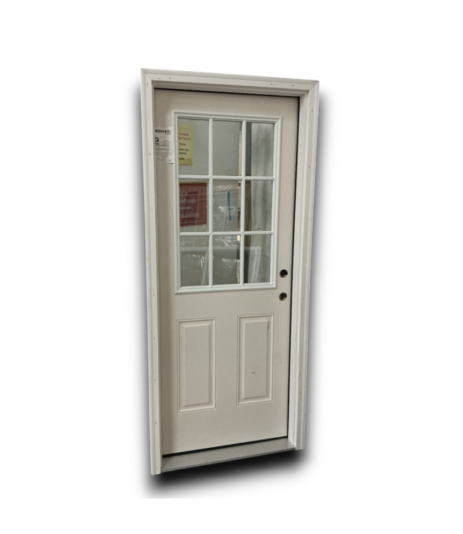 Bud's Warehouse 55343 32 X 80 Half Lite 9 Glass Exterior Door