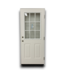 Bud's Warehouse 55343 32 X 80 Half Lite 9 Glass Exterior Door