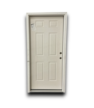 Bud's Warehouse 55345 36 X 80 6 Panel Prehung Exterior Door