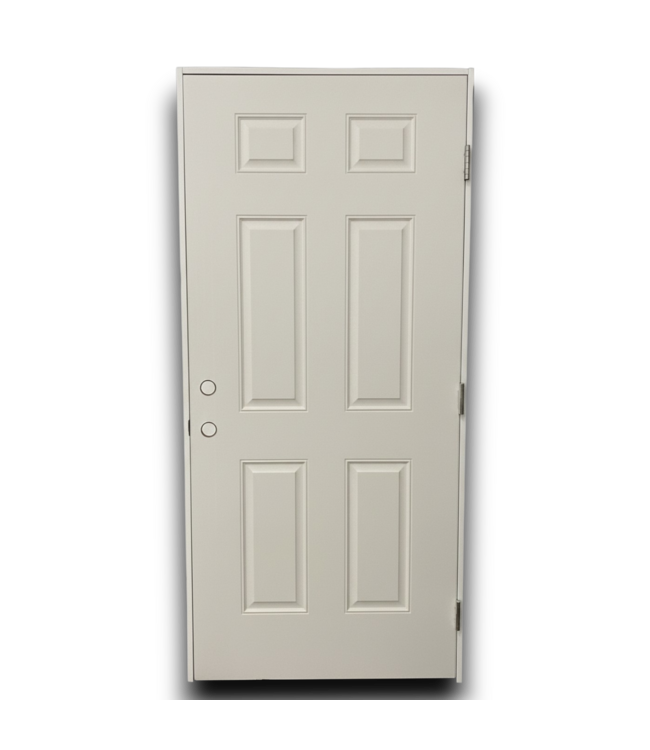 Bud's Warehouse 55345 36 X 80 6 Panel Prehung Exterior Door
