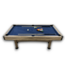 Bud's Warehouse 55327 Rustic/navy Blue Billiard Table