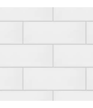 Bud's Warehouse 55344 Glossy White Subway Tile 15-boxes 142 Sq. Ft.