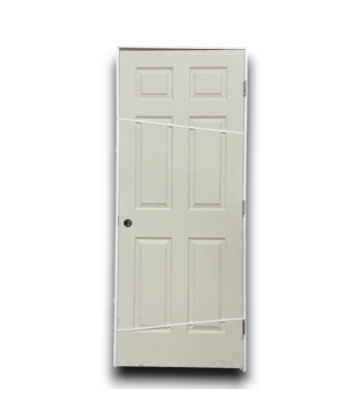 Bud's Warehouse 55347 32 X 80 Prehung 6 Panel Interior Door