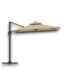 Bud's Warehouse 55353 Aluminum Tan Square Crank Cantilever Patio Umbrella With X Base