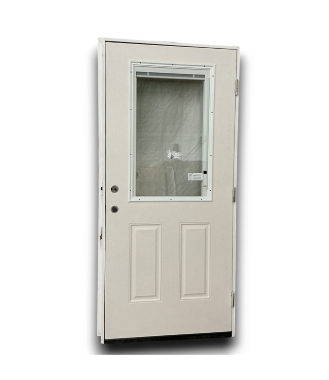 Bud's Warehouse 55354 36 X 80 Half Lite Exterior Door With Blinds