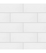 Bud's Warehouse 55356 Glossy Ceramic Subway Tile 39-boxes 377 Sq. Ft.