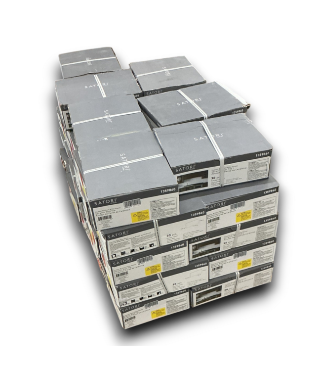 Bud's Warehouse 55356 Glossy Ceramic Subway Tile 39-boxes 377 Sq. Ft.
