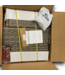 Bud's Warehouse 55357 7 Piece Wicker Patio Set With Orange And Red Cushions