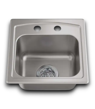 Bud's Warehouse 55367 Toccata Stainless Steel Drop-in Residential Bar Sink