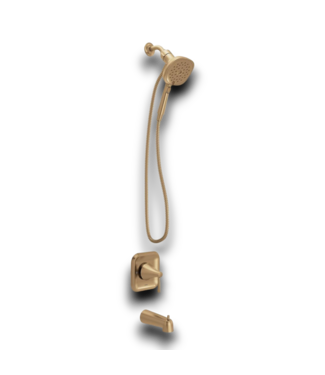 Bud's Warehouse 55371 Bronzed Gold Handheld Shower & Bathtub Faucet