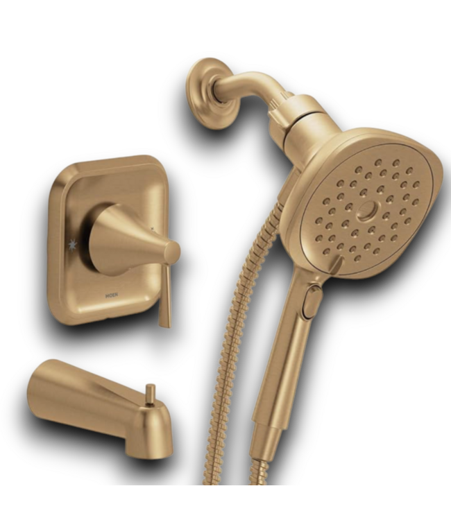 55371 Bronzed Gold Handheld Shower & Bathtub Faucet