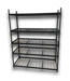 55374 4-tier Heavy-duty Steel Wire Storage Rack