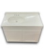 55363 White Bathroom Vanity W/left Side Sink Top 36.5"