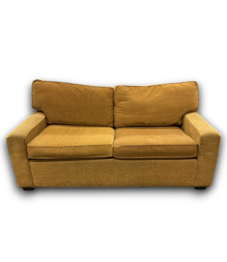 Bud's Warehouse 55376 Mustard Yellow Commercial Hospitality Full Size Sleeper Sofa