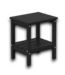 55378 Durable Hdpe Double Layered Coffee Table With Storage