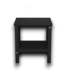 55378 Durable Hdpe Double Layered Coffee Table With Storage