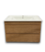 55382 Elegant Oak Floating Vanity W/top 30"w