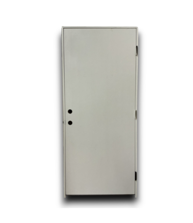 55383 Prehung Exterior Door Black Exterior White Interior Lh Inswing 34 X 80
