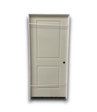 Bud's Warehouse 55386 Primed Hollow Core Prehung Interior Door 2 Panels 36 X 80