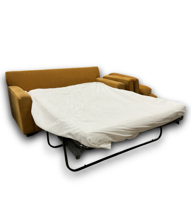 55376 Mustard Yellow Commercial Hospitality Full Size Sleeper Sofa