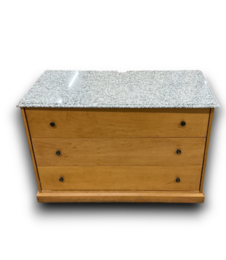 Bud's Warehouse 55391 Maple Dresser With Stone Top 47.5"w