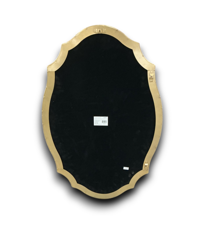 55395 Gold Oval Mirror
