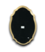 55395 Gold Oval Mirror
