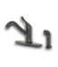 55402 Wiley Oil Rubbed Bronze Kitchen Faucet And Side Sprayer