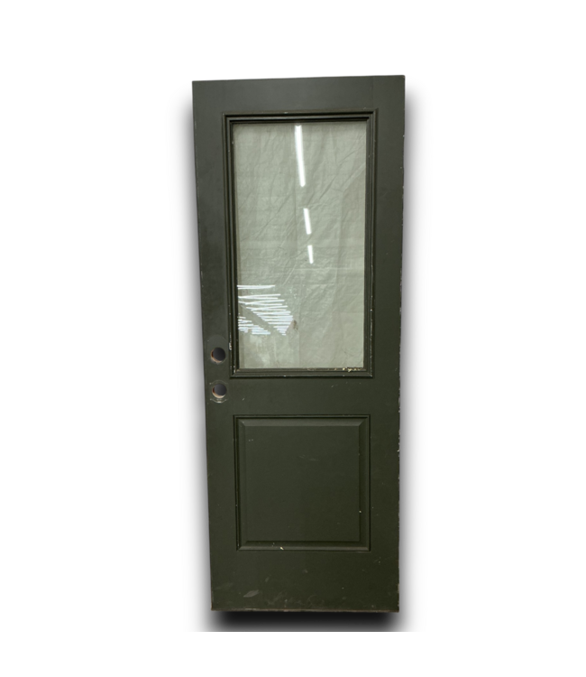55404 30 X 80 Half Light 2 Tone Exterior Door - Used