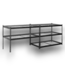 55409 Gray Metal 5-tier Shelving Unit