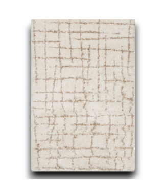 Bud's Warehouse 55410 5 X 8 Beige Desert Chest Board Area Rug