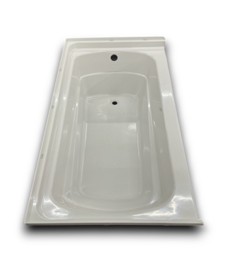 Bud's Warehouse 55412 Plastic Alcove Soaking Bathtub 32" X 60" RH