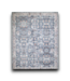 55417 5’ X 8’ Blue Traditional Botanical Area Rug