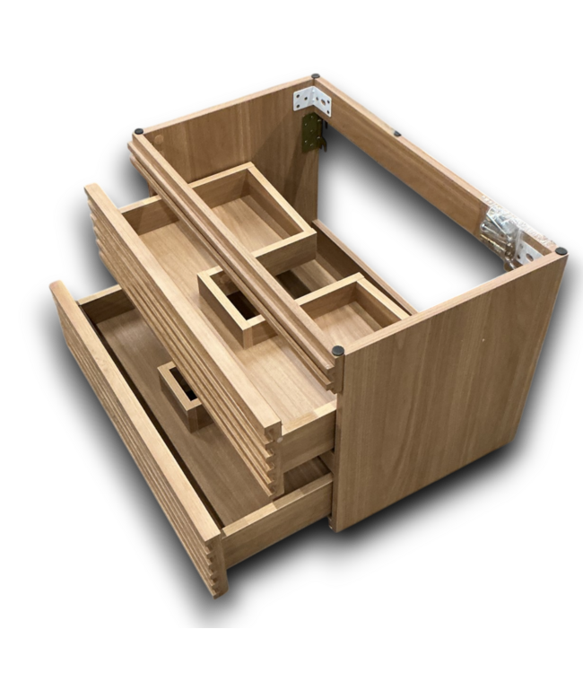 55398 Oak Floating Vanity Base 30"