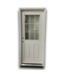 55418 32 X 80 White Half Light Exterior Door - Prehung