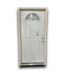 55419 36 X 80 White Exterior Door With Top Light