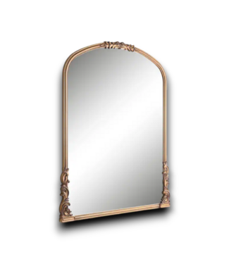 Bud's Warehouse 55436 Gold Arched Top Mirror 35"h