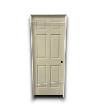 Bud's Warehouse 55438 32 X 80 Prehung Primed 6 Panel Interior Door