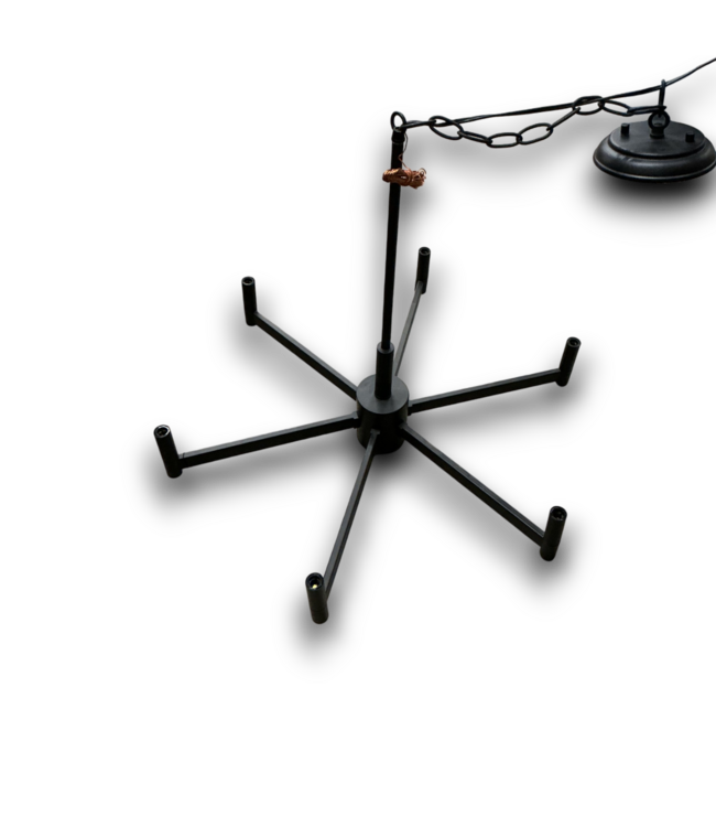55440 Black 6-light Pendant Light