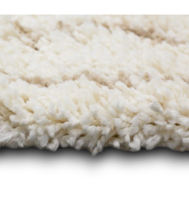 55421 8 X 10 Beige Dessert Chestboard Area Rug