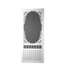 55444 36 X 80 White Vinyl Decorative Screen Door