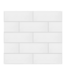55448 18 Sq. Ft. Glossy Ceramics Wall Tile 4” X 8”