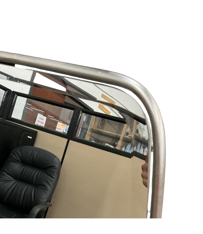55450 21 X 36 Oval Silvers Beveled Wall Mirror
