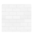 55452 37 Sq. Ft. Glossy White Brilliant Wall Tile 12x12