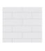 55454 67 Sq. Ft. Brilliant Glossy White Wall Tile